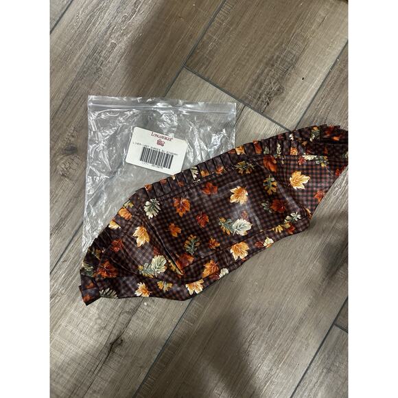 Longaberger 1997 Shades of Autumn Fall Gingham Basket Liner New in bag - Picture 1 of 1